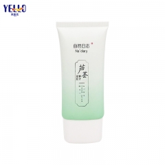 45g Flat Empty Plastic Lotion Tubes, Cosmetic Squeeze Tube Refillable