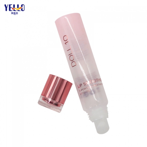 Custom Empty Clear 15 ml Lipgloss Tubes Whoesale Squeeze Lip Balm Tube