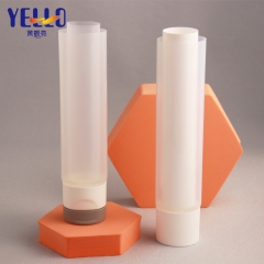 Customize Dual Chamber Tube Transparent Cosmetic Plastic Cream Tubes