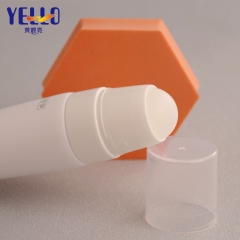 Fancy Cosmetic Squeeze Tube Packaging With Single Plastic Roller Ball