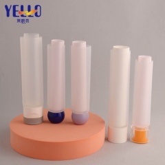 Customize Dual Chamber Tube Transparent Cosmetic Plastic Cream Tubes