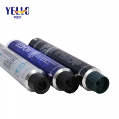 Custom Aluminium Cosmetic Collapsible Squeeze Tubes With Screw Cap