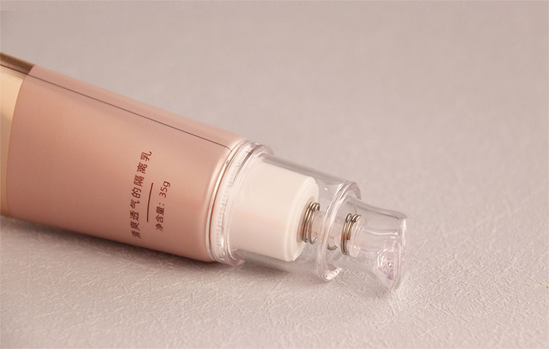 Luxury 35g Airless Pump Laminated Cosmetic Squeeze Tubes for Makeup Primer