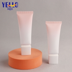 40ml 1.41OZ Pink Triangular Cosmetic Cream Tubes Packaging With Nozzle