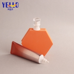 Fancy 30ml Nozzle Cosmetic Squeeze Tube Packaging For Isolation Cream