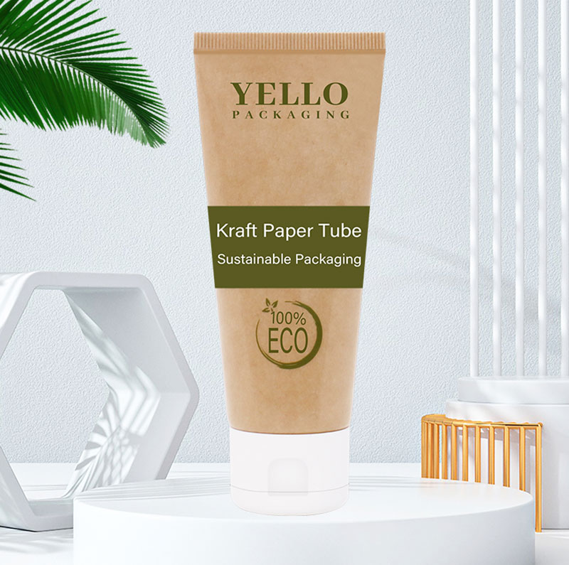 Eco Friendly Kraft Paper Cosmetic Tubes