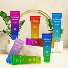 Eco Friendly Facial Cleanser Squeeze Tube / Face Wash Packaging Tube