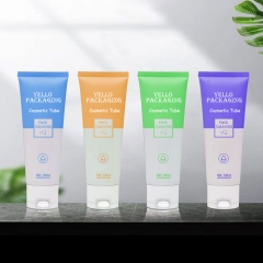 Eco Friendly Facial Cleanser Squeeze Tube / Face Wash Packaging Tube