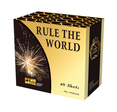 PSC-194023M Square shape 40 shots Cake Rule The World F2