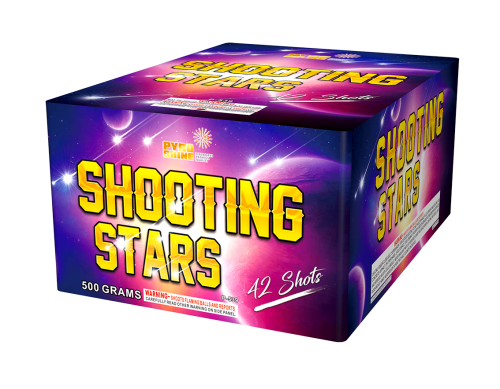 P-539 Mixed shape 42 shots Cake Shooting Stars