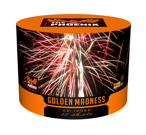 CE-13022 Round shape 27 shots Cake Golden Madness F3