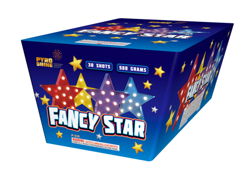 P-508 Fan shape 30 shots Cake Fancy Star