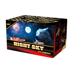 C51S-F2SM2025G Night Sky 51 shots mixed shape cake