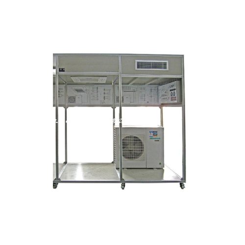 Training Model Of Practice Of One-Way Air Conditioner With Ceiling And Ceiling Connection Didactic equipment Refrigeration Trainer