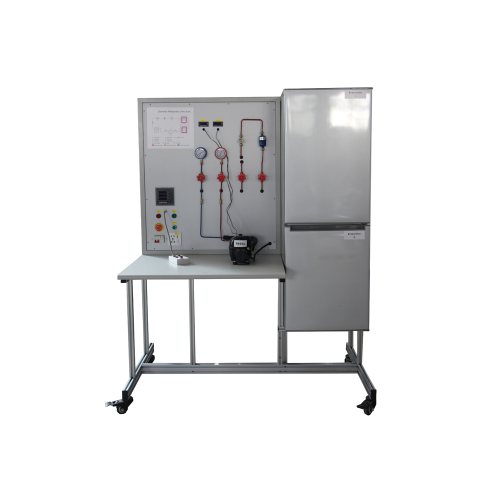 Sistema de refrigerador doméstico Unidad de estudio Equipo de entrenamiento de aire acondicionado Equipo de enseñanza