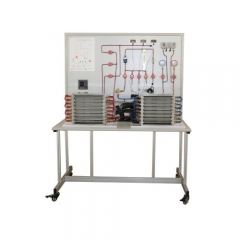 Instrutor de refrigeração de ciclo geral com sistema de aquisição de dados Equipamento de treinamento vocacional kit de treinamento de ar condicionado