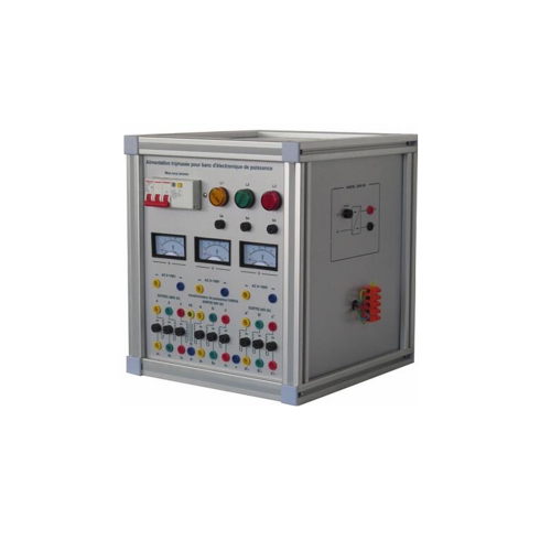Fuente de alimentación de tres fases para el banco electrónico de potencia equipo de laboratorio eléctrico equipo de enseñanza