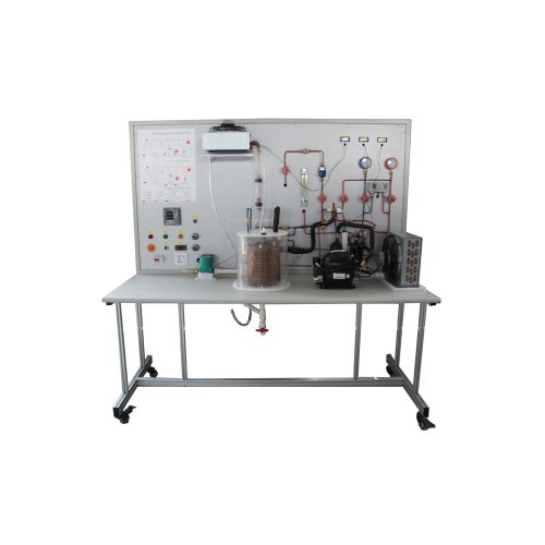 Equipamento de laboratório mecânico do equipamento didático da refrigeração do equipamento de ensino da bomba de calor Equipamento de laboratório mecânico