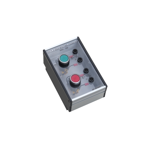 Caja con dos botones pulsadores Equipo de formación profesional Equipo de enseñanza Equipo de laboratorio eléctrico y electrónico