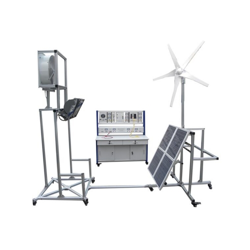 Equipamento de laboratório da engenharia elétrica do equipamento educacional do vento e do treinador solar