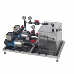 Serie y configuración paralela de bombas Equipo didáctico Equipo de enseñanza Equipo de hidrodinámica Equipo de laboratorio