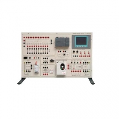 Instalación industrial controlada electrónicamente (PLC S7-1200 pantalla táctil HMI), equipo educativo de enseñanza para el equipo de entrenamiento electrónico del laboratorio escolar
