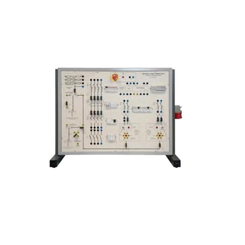 Equipamento de educação didática para laboratório escolar Kit de treinamento eletrônico Painel para estudar e testar sistemas de distribuição (conexão de ponto neutro)