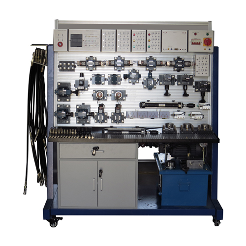 PLC Electro Hydraulic Trainer Vocational Training Equipment Mechatronics Training Equipment