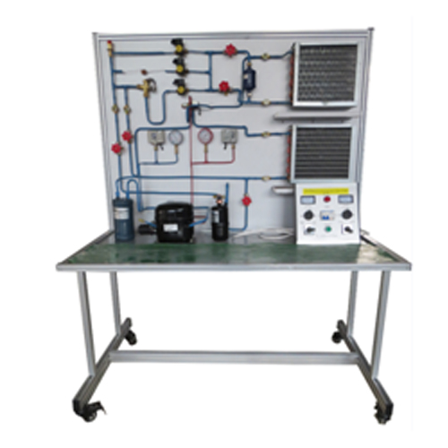 Refrigeration Cycle And Heat Pump System Educational Equipment Refrigeration Laboratory Equipment