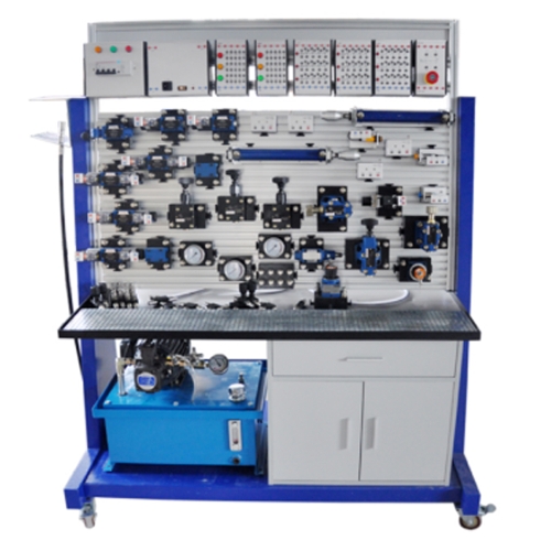 PLC Electro Hydraulic Trainer Didactic Equipment Mechatronics Trainer Equipment