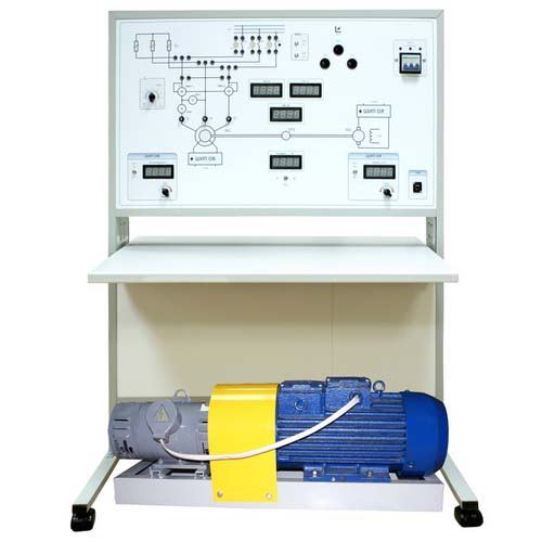 Stand For Laboratory Work "The Study Of The Synchronous Generator (Characteristics Of Idling, Short Circuit, Parallel Operation With Network)" Electrical Engineering Lab Equipment Educational Equipment