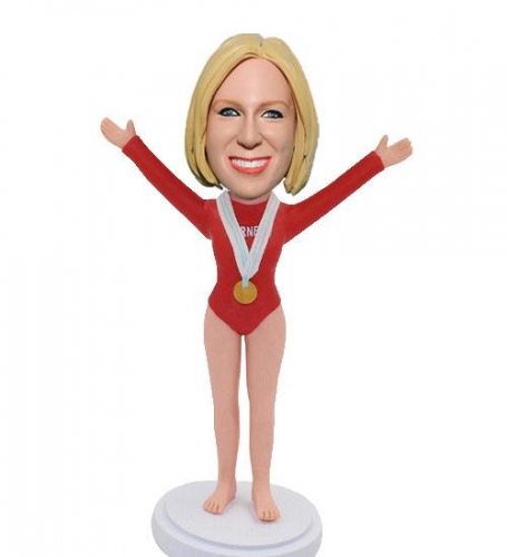 Custom Bobblehead with Gold Medal