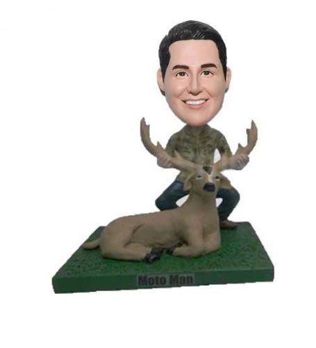 Personalized Bobble Head Doll Hunter