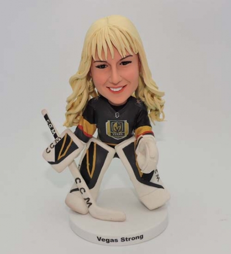 Custom Bobbleheads Las Vegas Knights Goalie