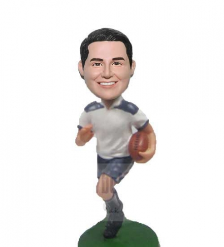 Personalized Rugby Bobblehead