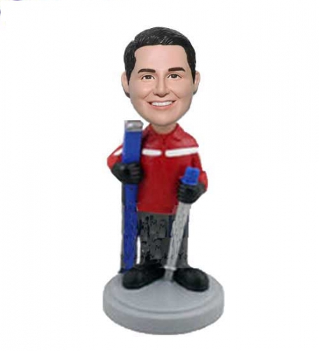 Personalized Ski Bobblehead