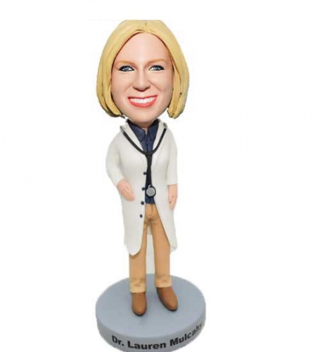 Personalized Pediatrician Bobblehead