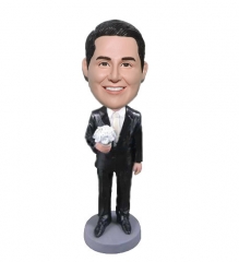 Custom groomsman bobblehead