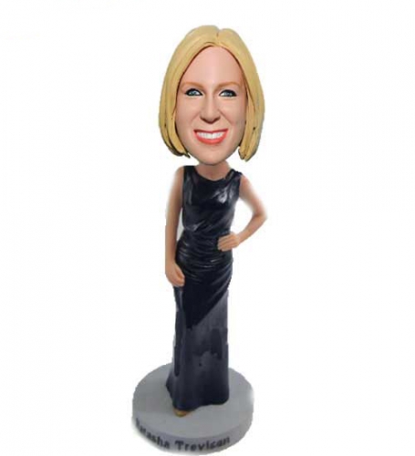 Maid of honor proposal bobble head doll gift