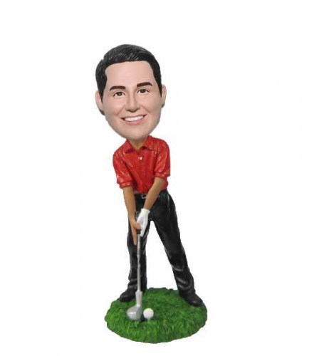 Custom bobble head golf gifts