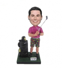 Personalized Golf player Bobblehead