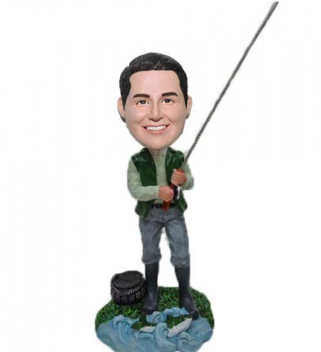 Custom Fishing Bobblehead