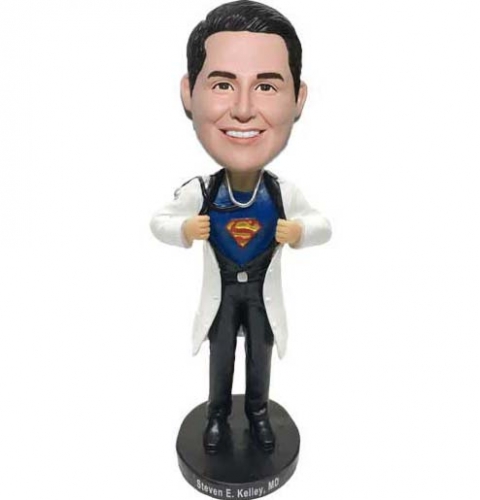 Superman Doctor bobbleheads