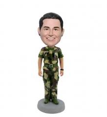 Military bobblehead doll
