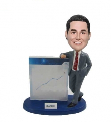 Economist or Stock expert personalized bobbleheads