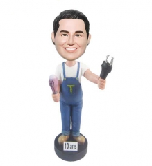 Personalized bobblehead Repairman plumber