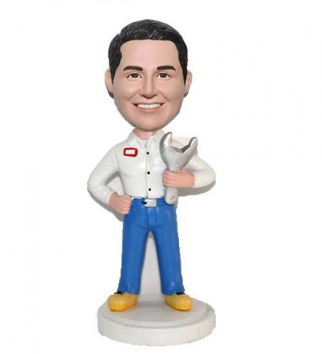 Mechanic bobbleheads doll