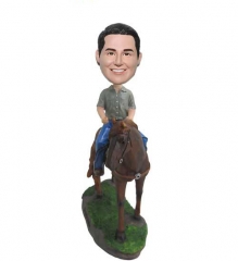 Personalized bobbleheads Horse racing/riding