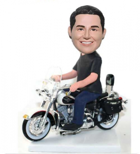 Bobbleheads for Dad with Harley Davidson