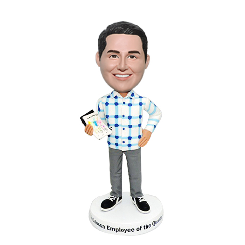 Custom bobblehead for best employee